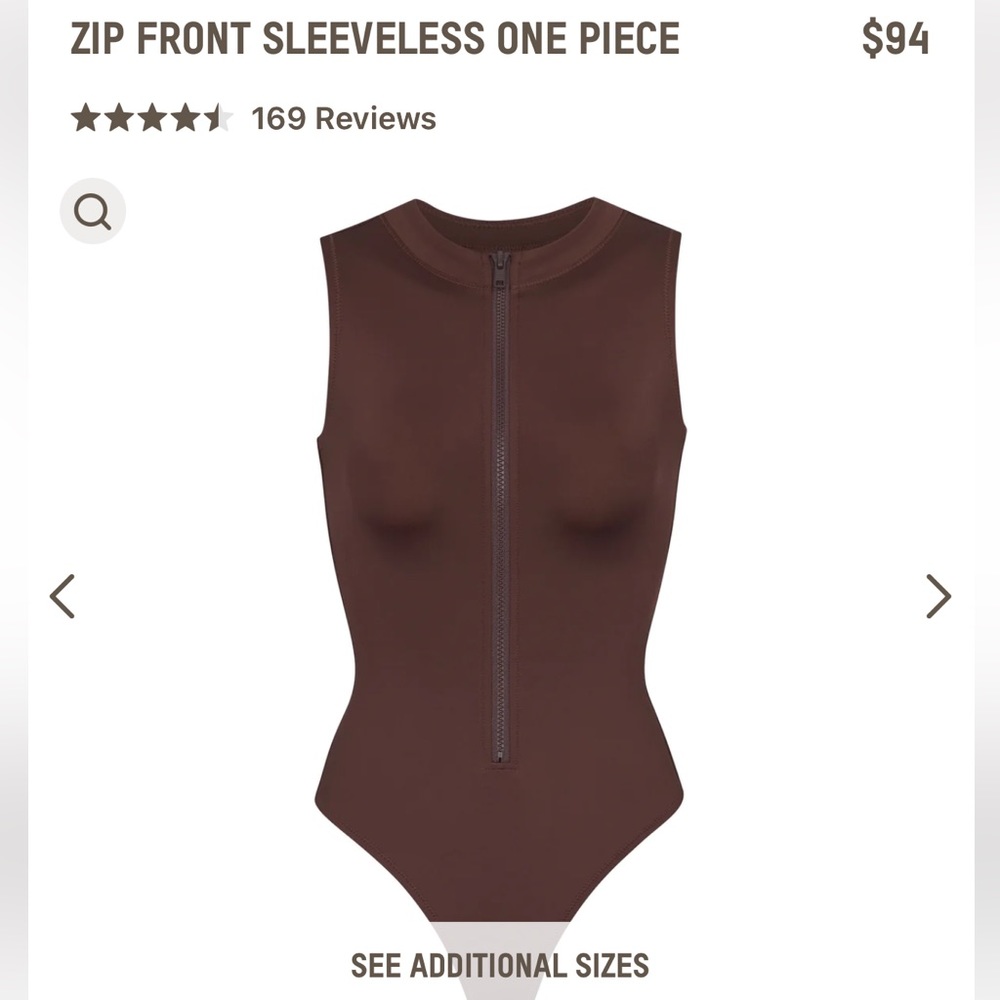 Skims Cocoa One Piece Swim